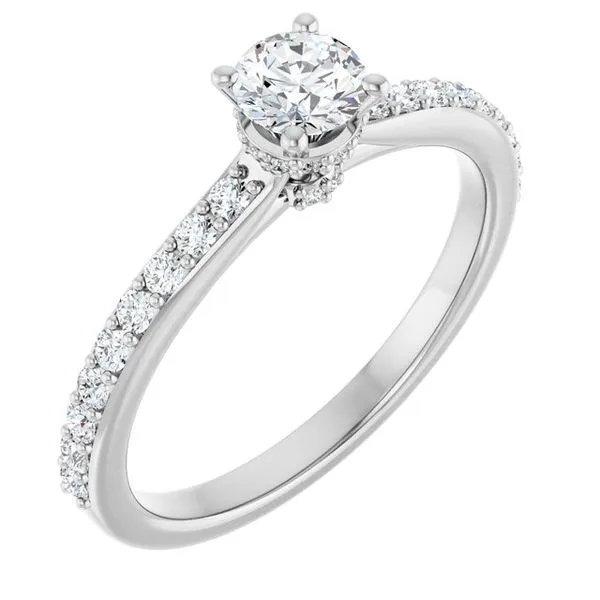 Hidden Halo-Style Engagement Ring Austin's Fine Diamonds & Jewelry Lyndhurst, NJ
