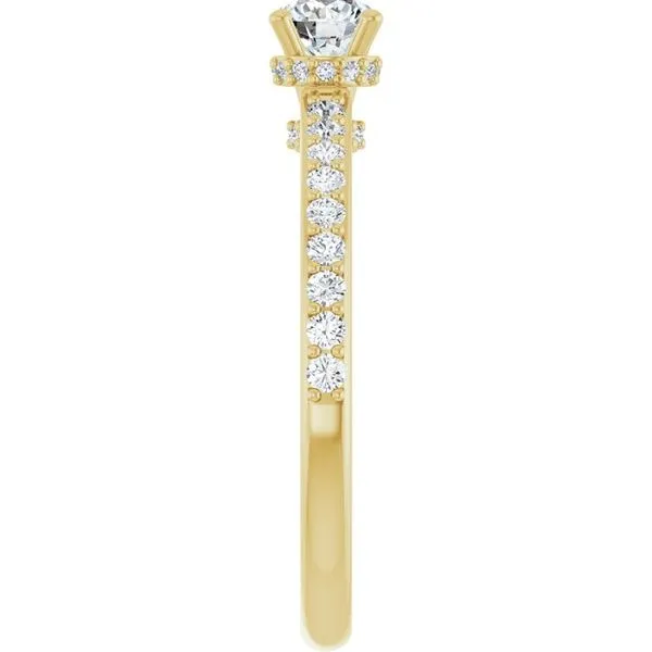 Hidden Halo-Style Engagement Ring Image 4 Arezzo Jewelers Elmwood Park, IL