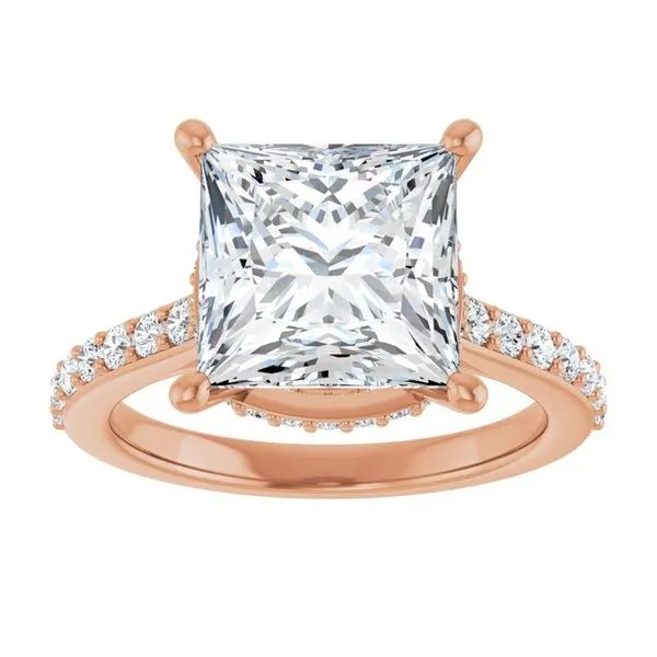 Hidden Halo-Style Engagement Ring Image 3 The Ring Austin Round Rock, TX