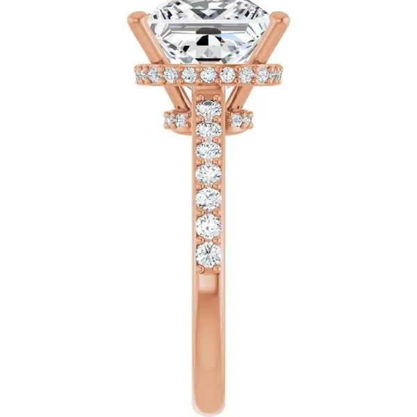 Hidden Halo-Style Engagement Ring Image 4 J. Thomas Jewelers Rochester Hills, MI