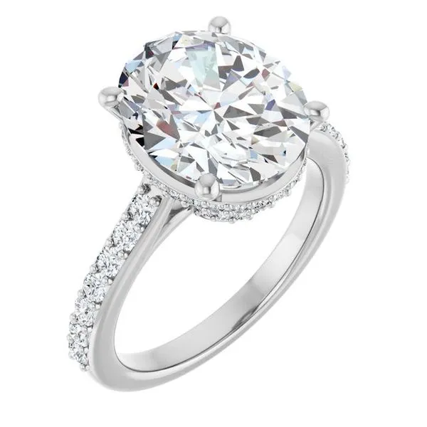 Hidden Halo-Style Engagement Ring J. Thomas Jewelers Rochester Hills, MI