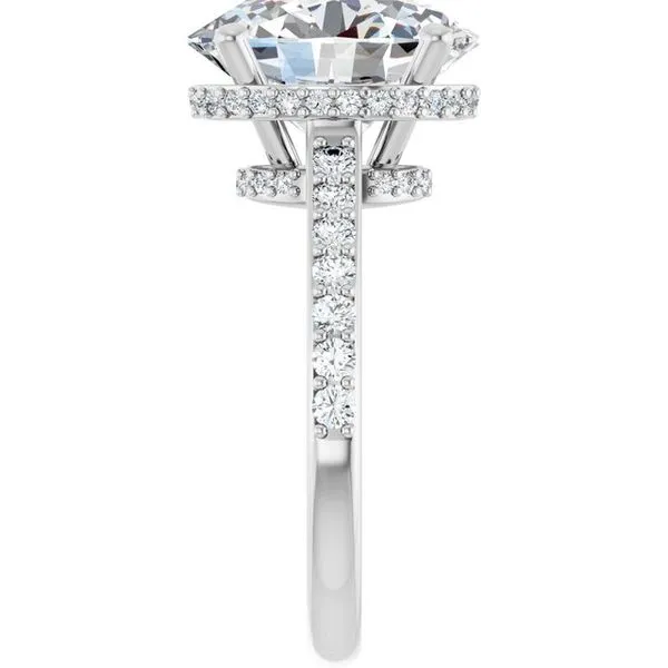 Hidden Halo-Style Engagement Ring Image 4 Clater Jewelers Louisville, KY
