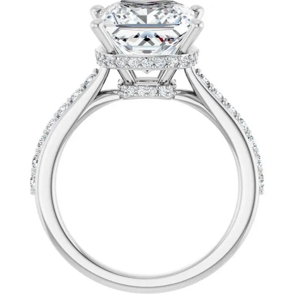Hidden Halo-Style Engagement Ring Image 2 Austin's Fine Diamonds & Jewelry Lyndhurst, NJ