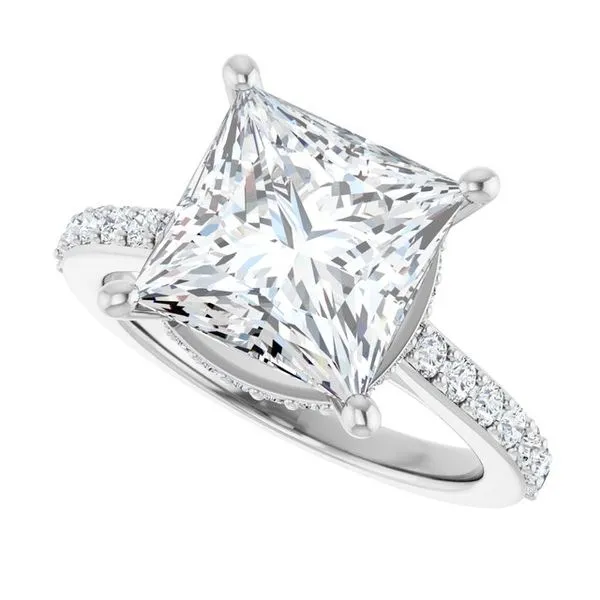 Hidden Halo-Style Engagement Ring Image 5 Paul James Jewelers Angels Camp, CA