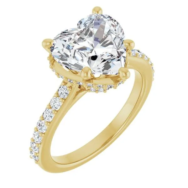 Hidden Halo-Style Engagement Ring Michael Szwed Jewelers Longmeadow, MA