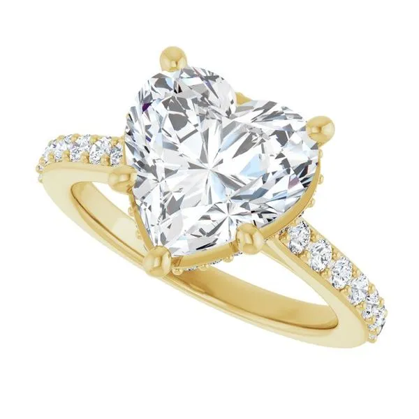 Hidden Halo-Style Engagement Ring Image 5 Morin Jewelers Southbridge, MA