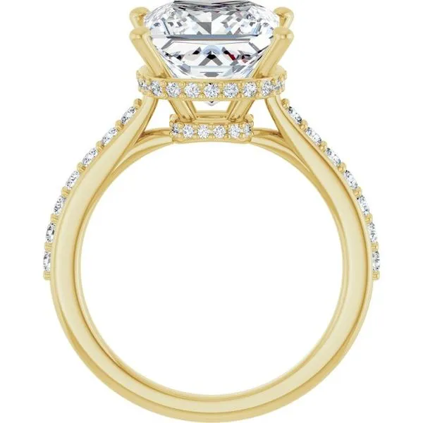 Hidden Halo-Style Engagement Ring Image 2 Austin's Fine Diamonds & Jewelry Lyndhurst, NJ