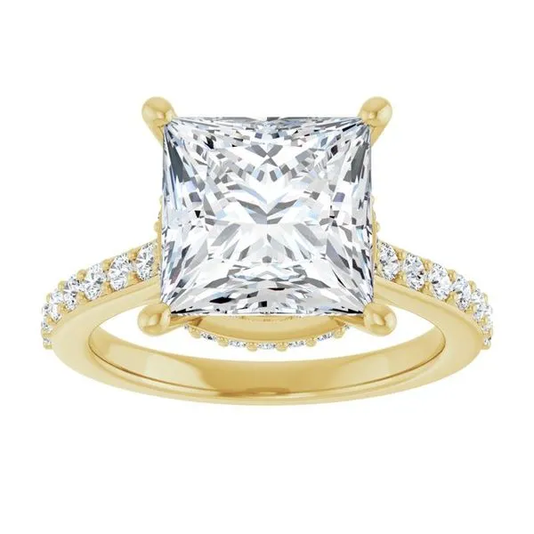 Hidden Halo-Style Engagement Ring Image 3 J. Thomas Jewelers Rochester Hills, MI