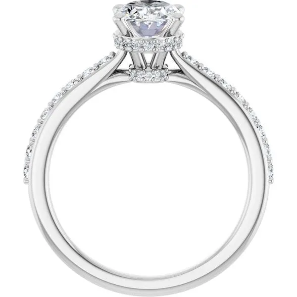 Hidden Halo-Style Engagement Ring Image 2 Jimmy Smith Jewelers Decatur, AL