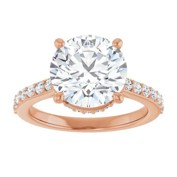 Hidden Halo-Style Engagement Ring Image 3 The Ring Austin Round Rock, TX