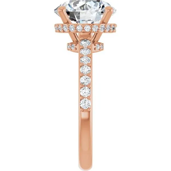 Hidden Halo-Style Engagement Ring Image 4 Virtus Collective Newport Beach , CA