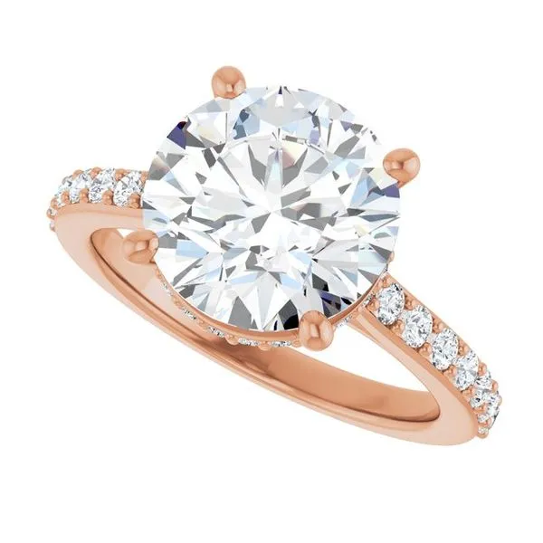 Hidden Halo-Style Engagement Ring Image 5 Arezzo Jewelers Elmwood Park, IL