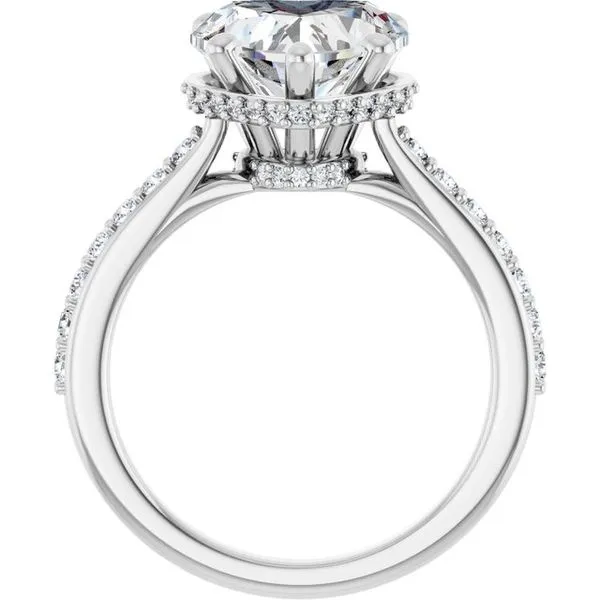 Hidden Halo-Style Engagement Ring Image 2 The Ring Austin Round Rock, TX