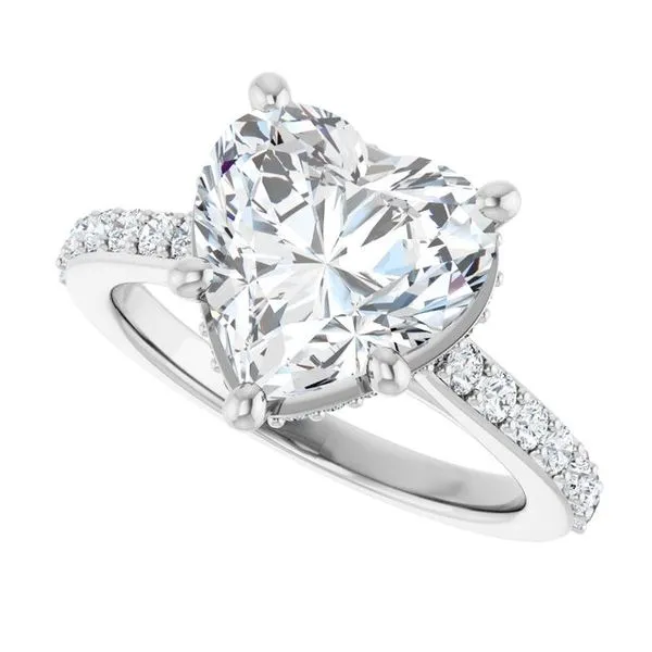 Hidden Halo-Style Engagement Ring Image 5 Vulcan's Forge LLC KANSAS CITY, MO