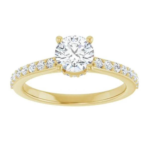 Hidden Halo-Style Engagement Ring Image 3 Natale Jewelers Sewell, NJ