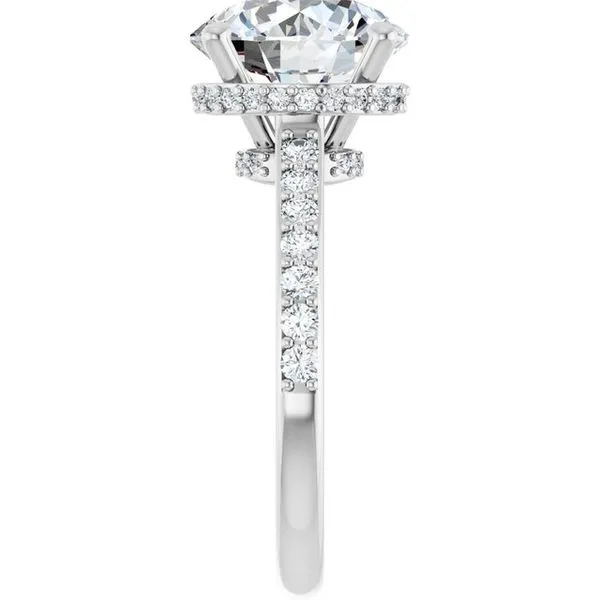 Hidden Halo-Style Engagement Ring Image 4 Virtus Collective Newport Beach , CA