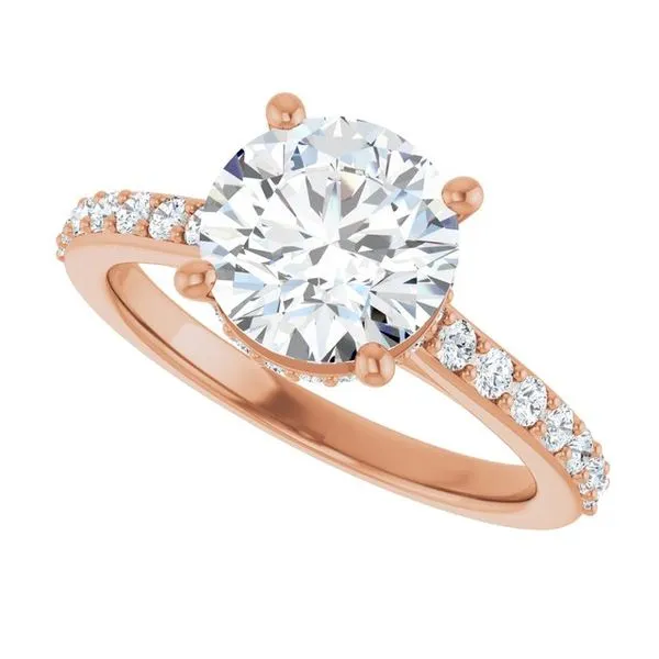 Hidden Halo-Style Engagement Ring Image 5 The Ring Austin Round Rock, TX