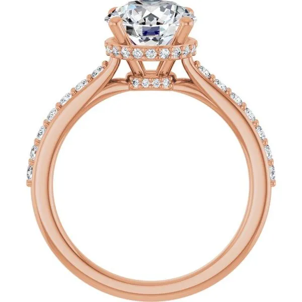 Hidden Halo-Style Engagement Ring Image 2 Shipley's Fine Jewelry Hampstead, MD