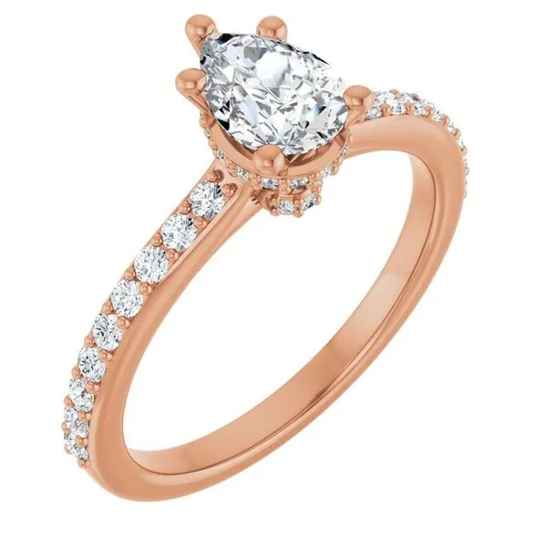 Hidden Halo-Style Engagement Ring The Ring Austin Round Rock, TX