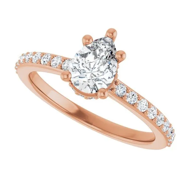 Hidden Halo-Style Engagement Ring Image 5 Shipley's Fine Jewelry Hampstead, MD