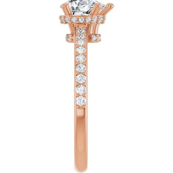 Hidden Halo-Style Engagement Ring Image 4 JF Jones Jewelers Rochester, NY