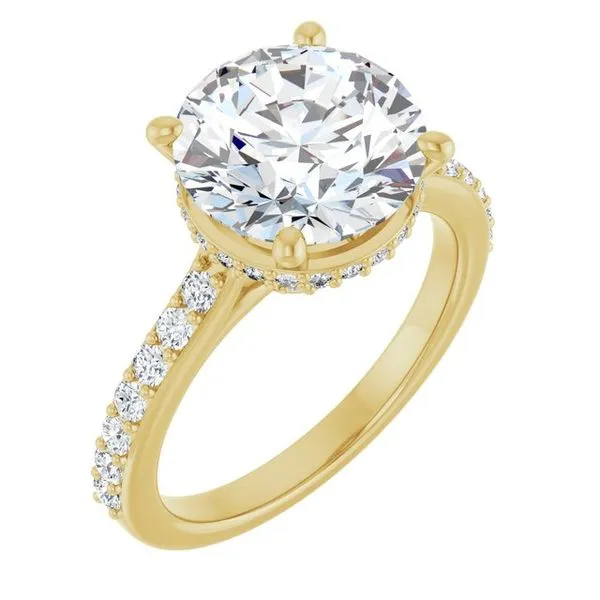 Hidden Halo-Style Engagement Ring Raleigh Diamond Fine Jewelry Raleigh, NC