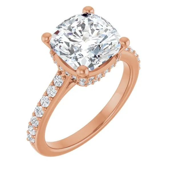 Hidden Halo-Style Engagement Ring Clater Jewelers Louisville, KY