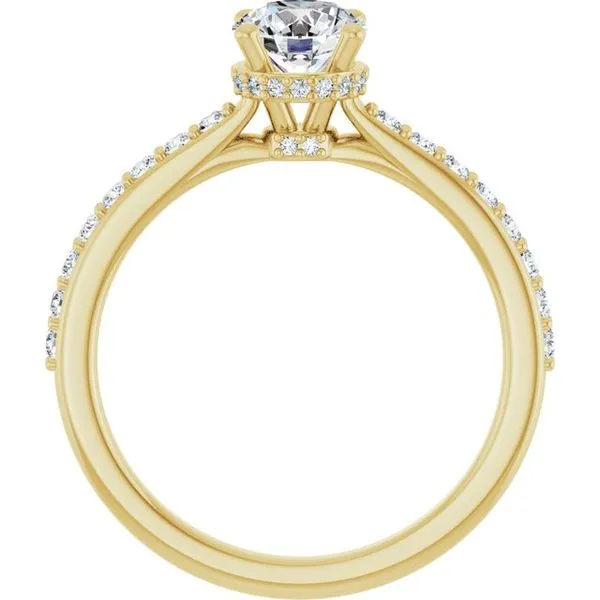 Hidden Halo-Style Engagement Ring Image 2 Paul James Jewelers Angels Camp, CA