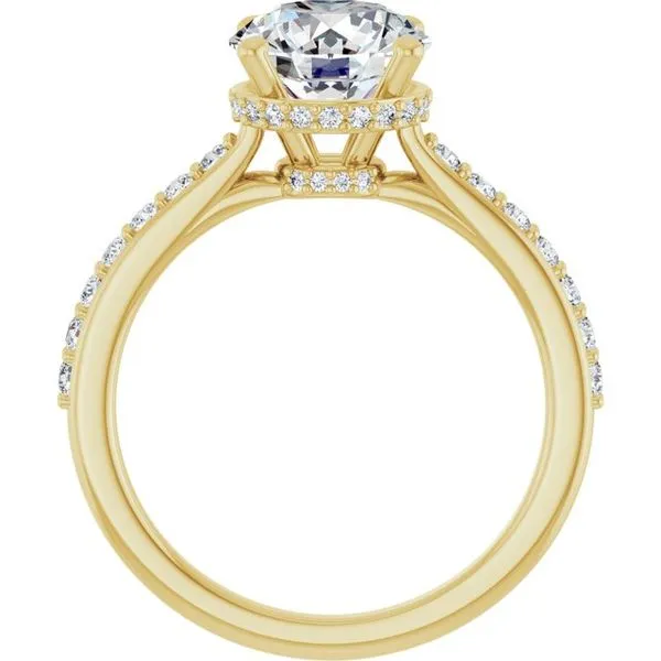 Hidden Halo-Style Engagement Ring Image 2 Shipley's Fine Jewelry Hampstead, MD