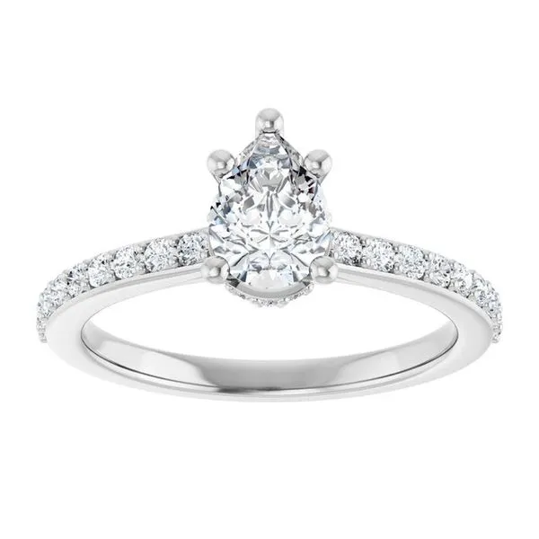 Hidden Halo-Style Engagement Ring Image 3 The Ring Austin Round Rock, TX