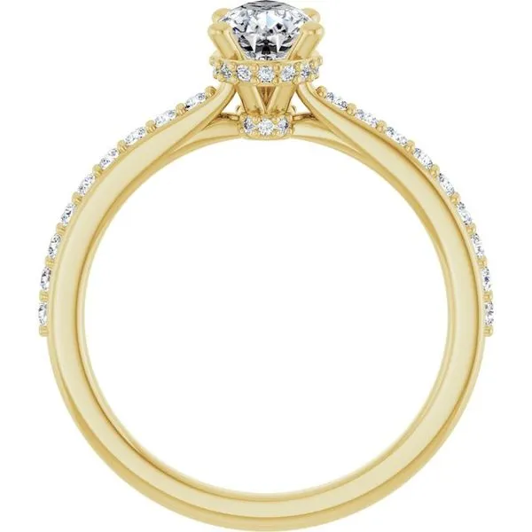 Hidden Halo-Style Engagement Ring Image 2 Ocean View Jewelers Millville, DE