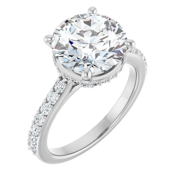 Hidden Halo-Style Engagement Ring Jimmy Smith Jewelers Decatur, AL