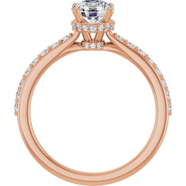 Hidden Halo-Style Engagement Ring Image 2 Shipley's Fine Jewelry Hampstead, MD