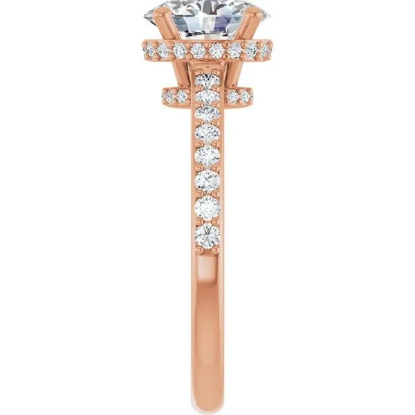 Hidden Halo-Style Engagement Ring Image 4 J. Thomas Jewelers Rochester Hills, MI