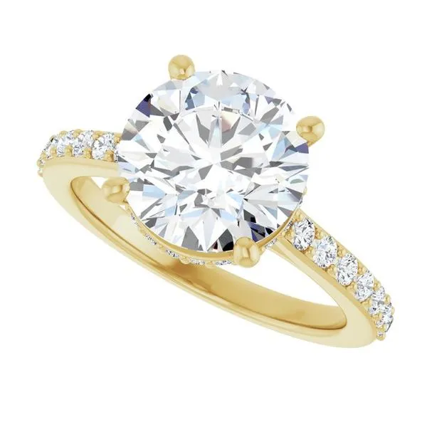 Hidden Halo-Style Engagement Ring Image 5 Natale Jewelers Sewell, NJ