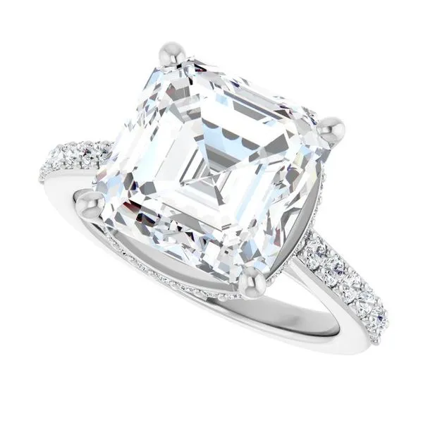 Hidden Halo-Style Engagement Ring Image 5 Natale Jewelers Sewell, NJ