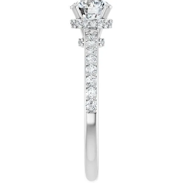Hidden Halo-Style Engagement Ring Image 4 Paul James Jewelers Angels Camp, CA
