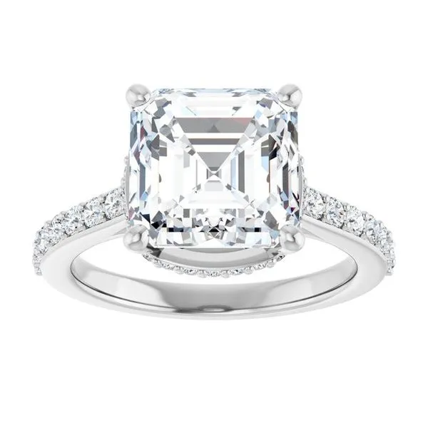 Hidden Halo-Style Engagement Ring Image 3 Paul James Jewelers Angels Camp, CA