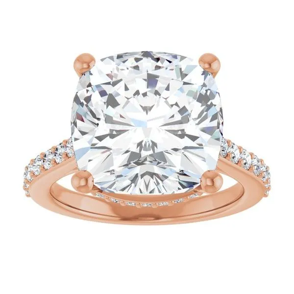 Hidden Halo-Style Engagement Ring Image 3 Austin's Fine Diamonds & Jewelry Lyndhurst, NJ