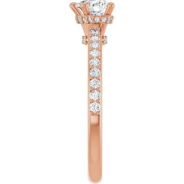 Hidden Halo-Style Engagement Ring Image 4 J. Thomas Jewelers Rochester Hills, MI