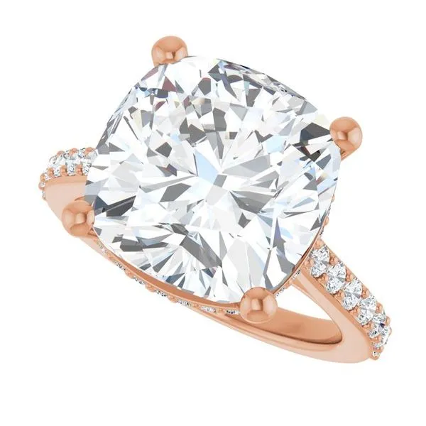 Hidden Halo-Style Engagement Ring Image 5 Austin's Fine Diamonds & Jewelry Lyndhurst, NJ