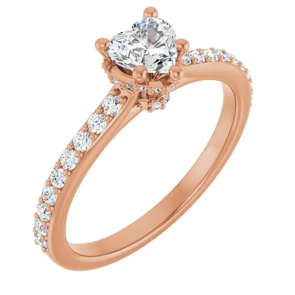 Hidden Halo-Style Engagement Ring Arezzo Jewelers Elmwood Park, IL