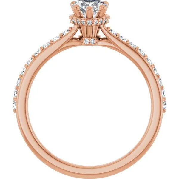 Hidden Halo-Style Engagement Ring Image 2 Jimmy Smith Jewelers Decatur, AL