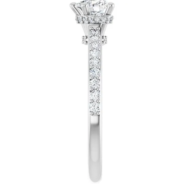 Hidden Halo-Style Engagement Ring Image 4 Raleigh Diamond Fine Jewelry Raleigh, NC