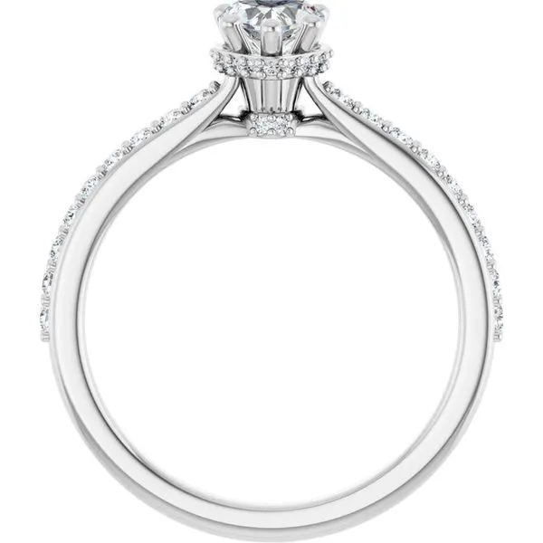 Hidden Halo-Style Engagement Ring Image 2 Paul James Jewelers Angels Camp, CA