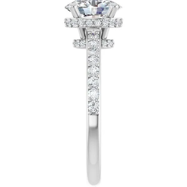 Hidden Halo-Style Engagement Ring Image 4 Natale Jewelers Sewell, NJ