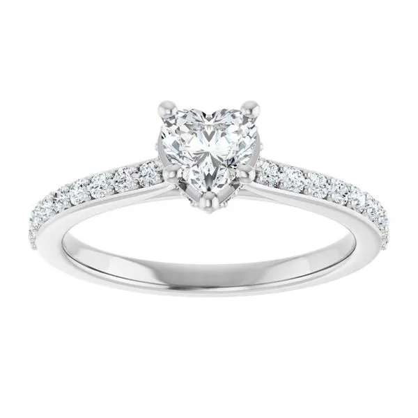 Hidden Halo-Style Engagement Ring Image 3 Austin's Fine Diamonds & Jewelry Lyndhurst, NJ