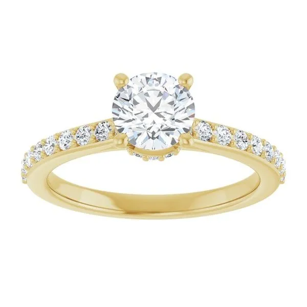 Hidden Halo-Style Engagement Ring Image 3 Mark Jewellers La Crosse, WI
