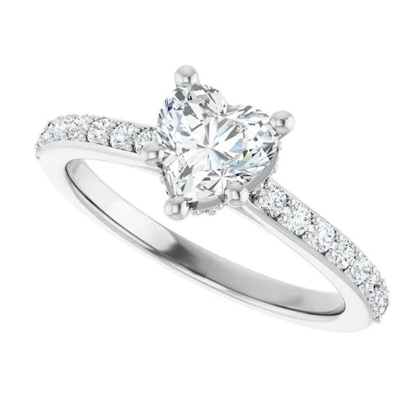 Hidden Halo-Style Engagement Ring Image 5 Jimmy Smith Jewelers Decatur, AL