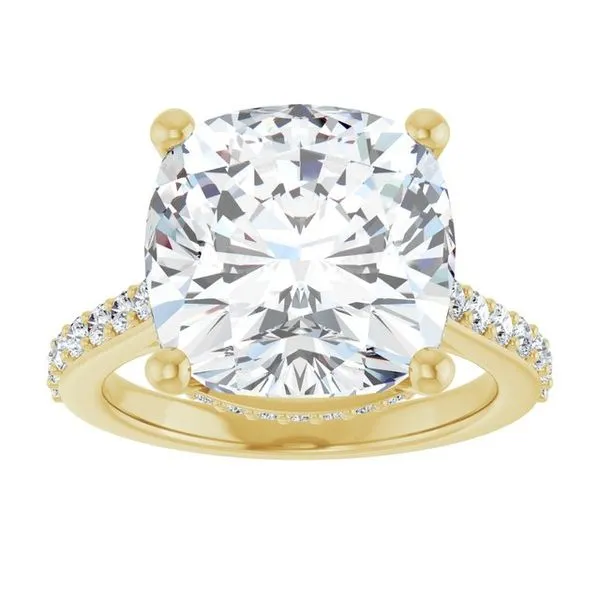 Hidden Halo-Style Engagement Ring Image 3 Mark Jewellers La Crosse, WI